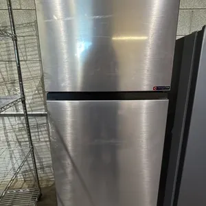 HISENSE 23.5" WIDE STAINLESS STEEL SWING DOOR FRIDGE WITH TOP FREEZER