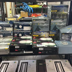 SHELF OF ASSTD. 4" RECESSED LIGHTS, MOTION ACTIVATED LED LIGHTS & MORE: *WORKING CONDITION UNKNOWN/