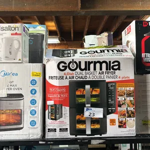 MIDEA AIR FRYER OVEN, SALTON ELECTRIC KETTLE, GOURMIA DUAL BASKET AIR FRYER & MORE