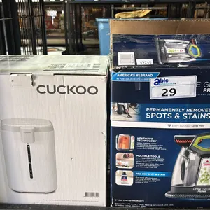 BISSELL LITTLE GREEN CARPET CLEANER & CUCKOO WATER BOILER & HEATER: *WORKING CONDITION UNKNOWN/MAY