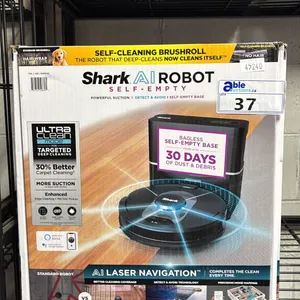 SHARK AI SELF-EMPTY ROBOT VACUUM: *WORKING CONDITION UNKNOWN/MAY BE MISSING PARTS & OR PIECES*