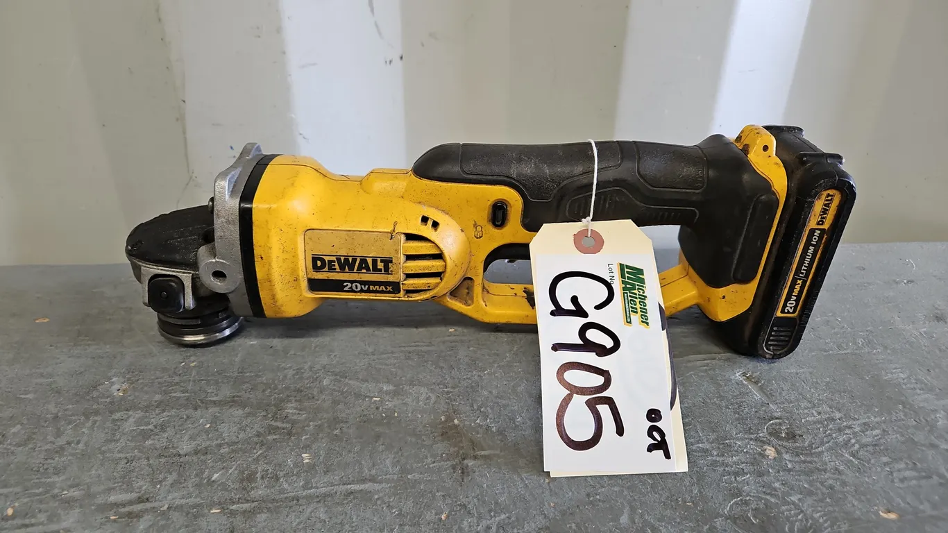 DeWalt DCG412 20V Grinder - Qty 1