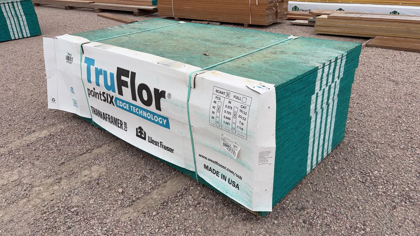 Bundle of West Fraser T&G OSB TruFloor
