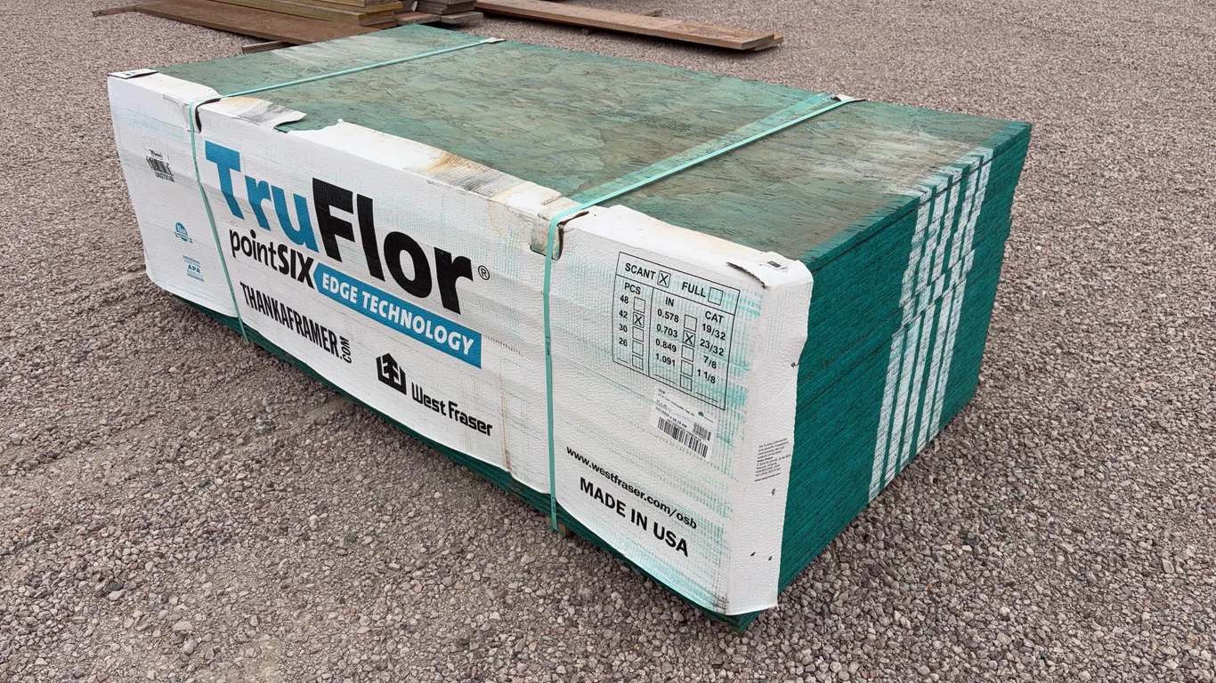 Bundle of West Fraser T&G OSB TruFloor