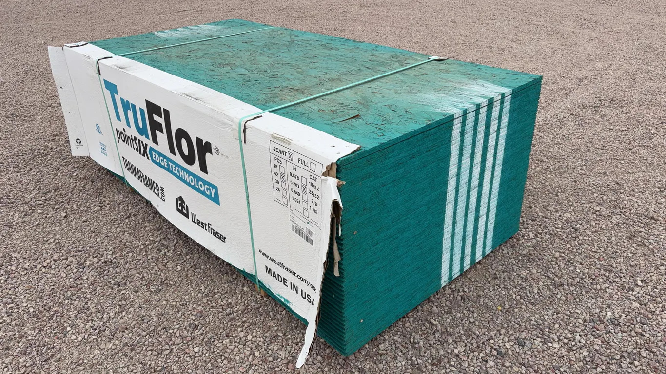 Bundle of West Fraser T&G OSB TruFloor