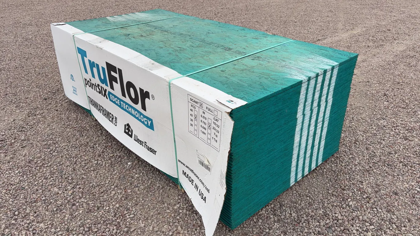 Bundle of West Fraser T&G OSB TruFloor