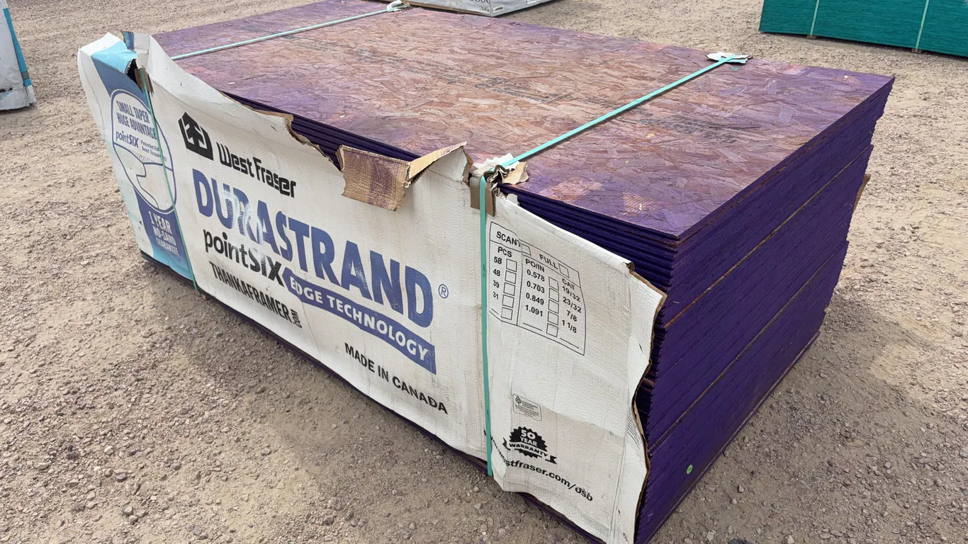 Bundle of OSB Tongue & Groove Durastrand