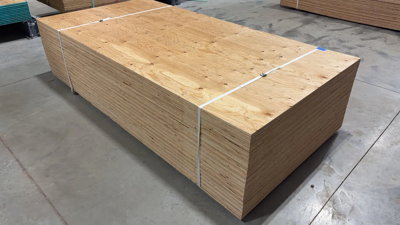 Bundle of CDX Plywood