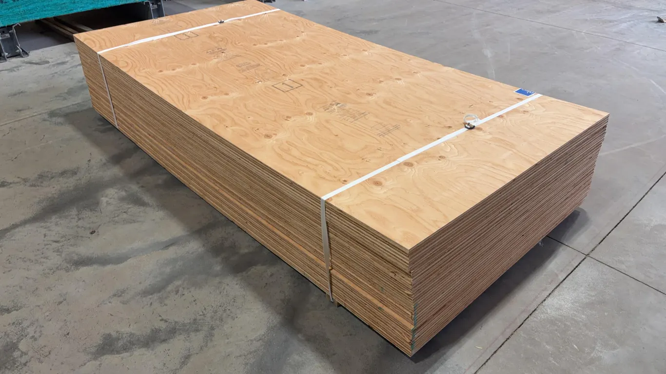 Bundle of CDX Plywood