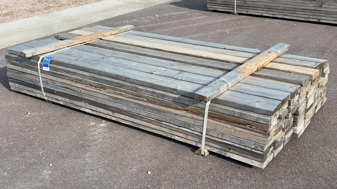 Bundle of Precut Lumber