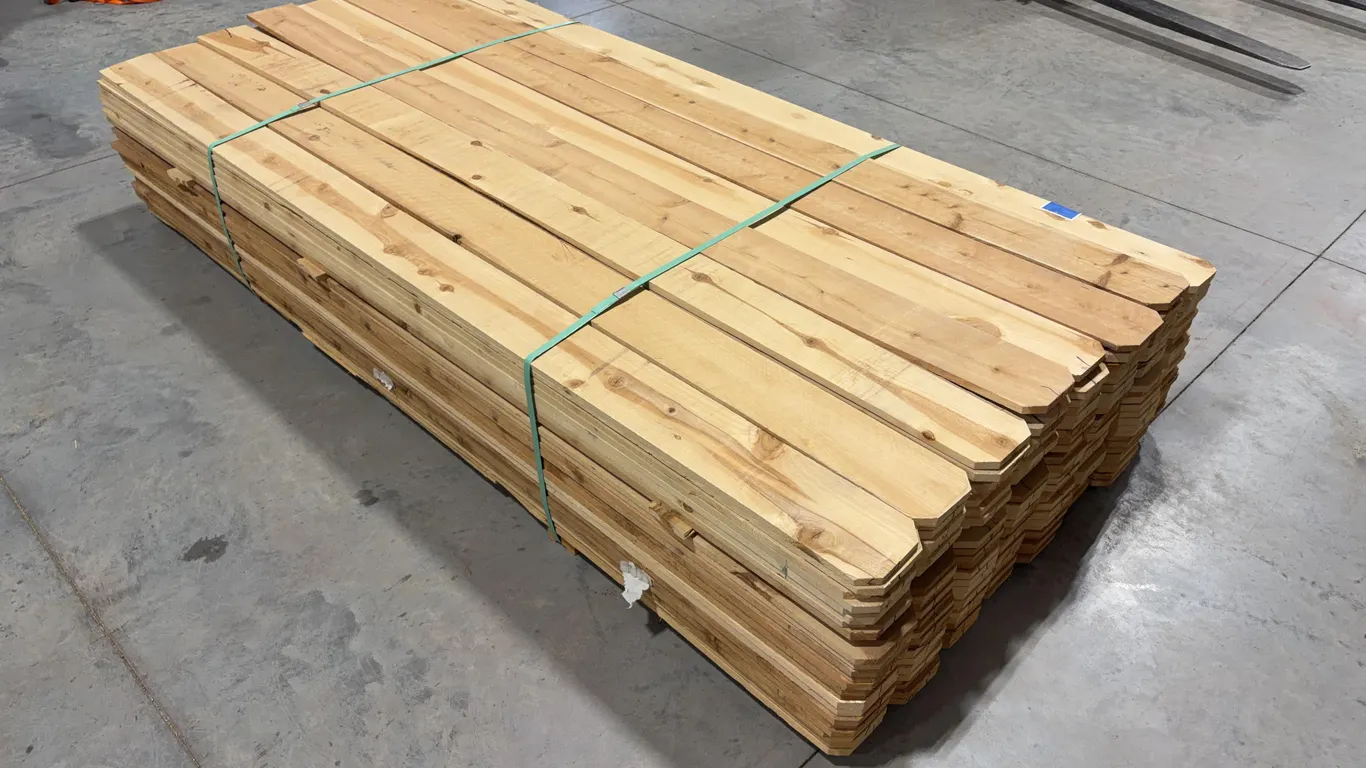 Bundle of Green Treated Fence Pickets