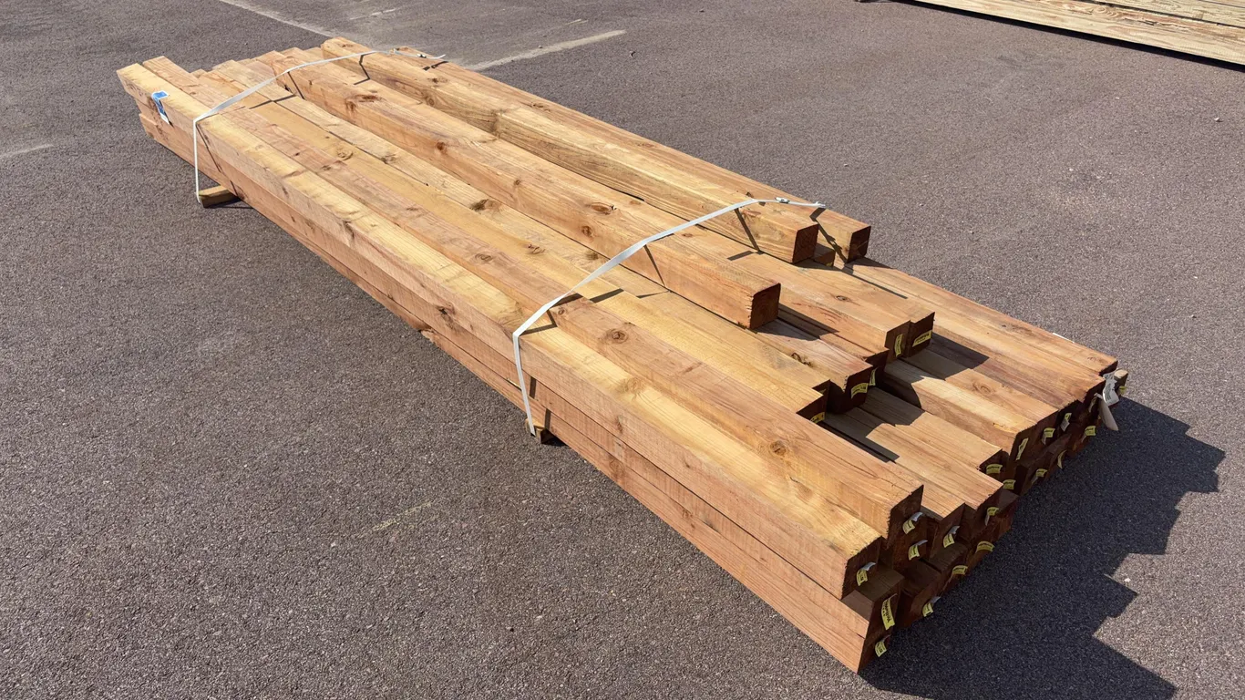 Bundle of Cedar Tone Lumber
