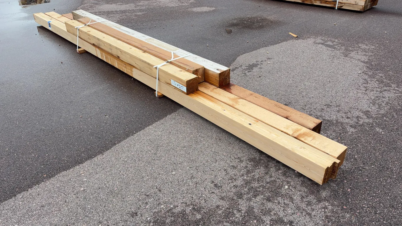 Bundle of Cedar Lumber