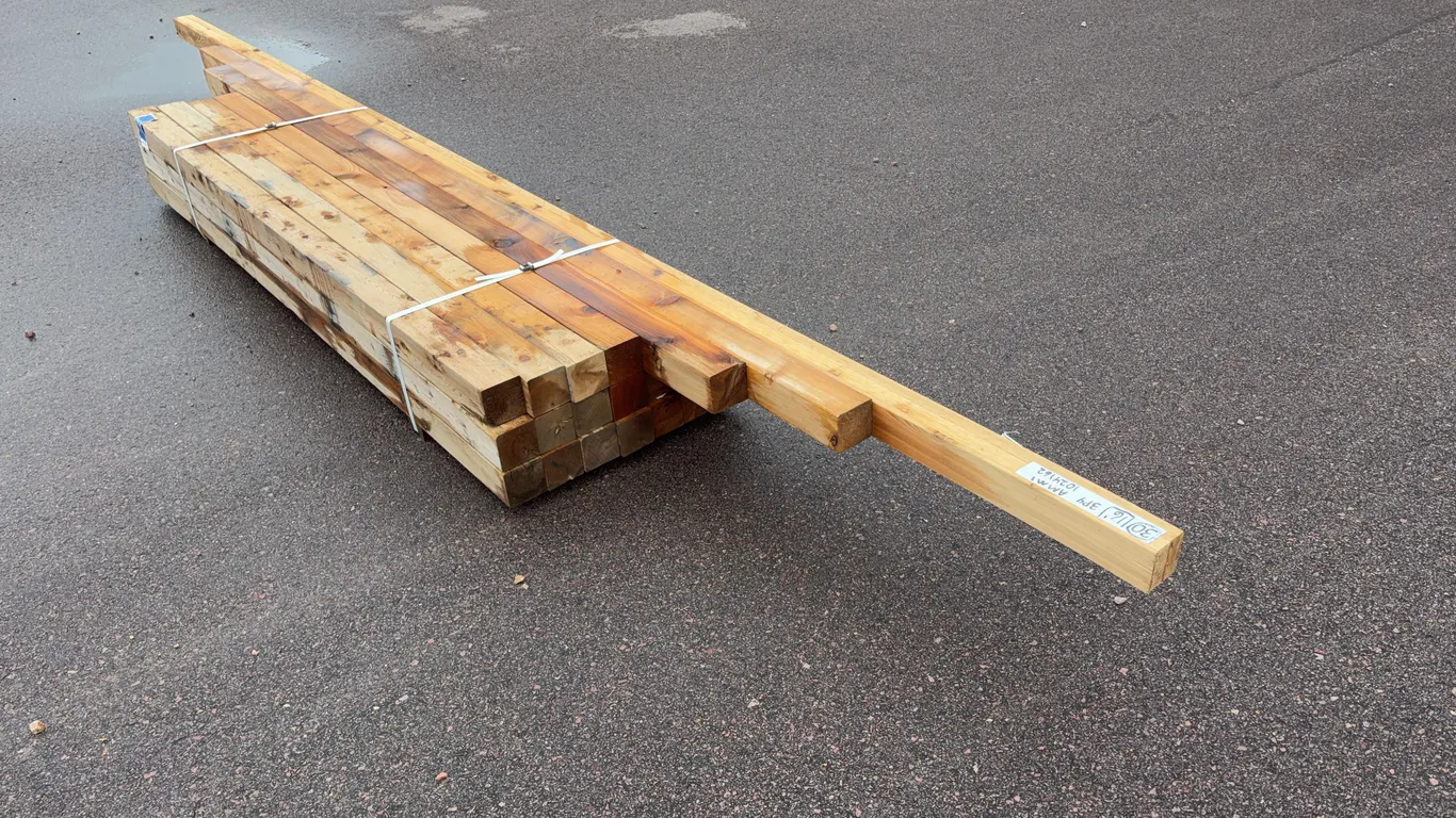 Bundle of Cedar Lumber