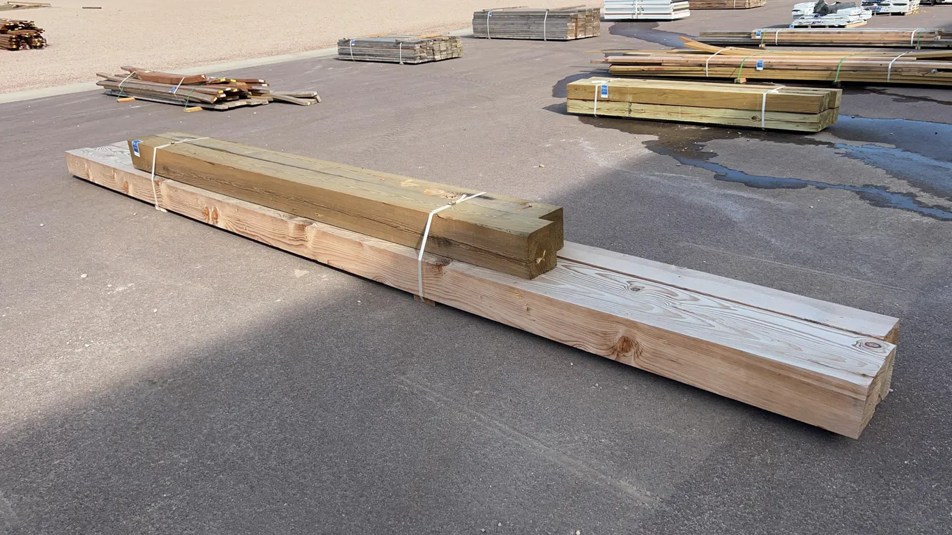 Bundle of Douglas Fir and Green Treated