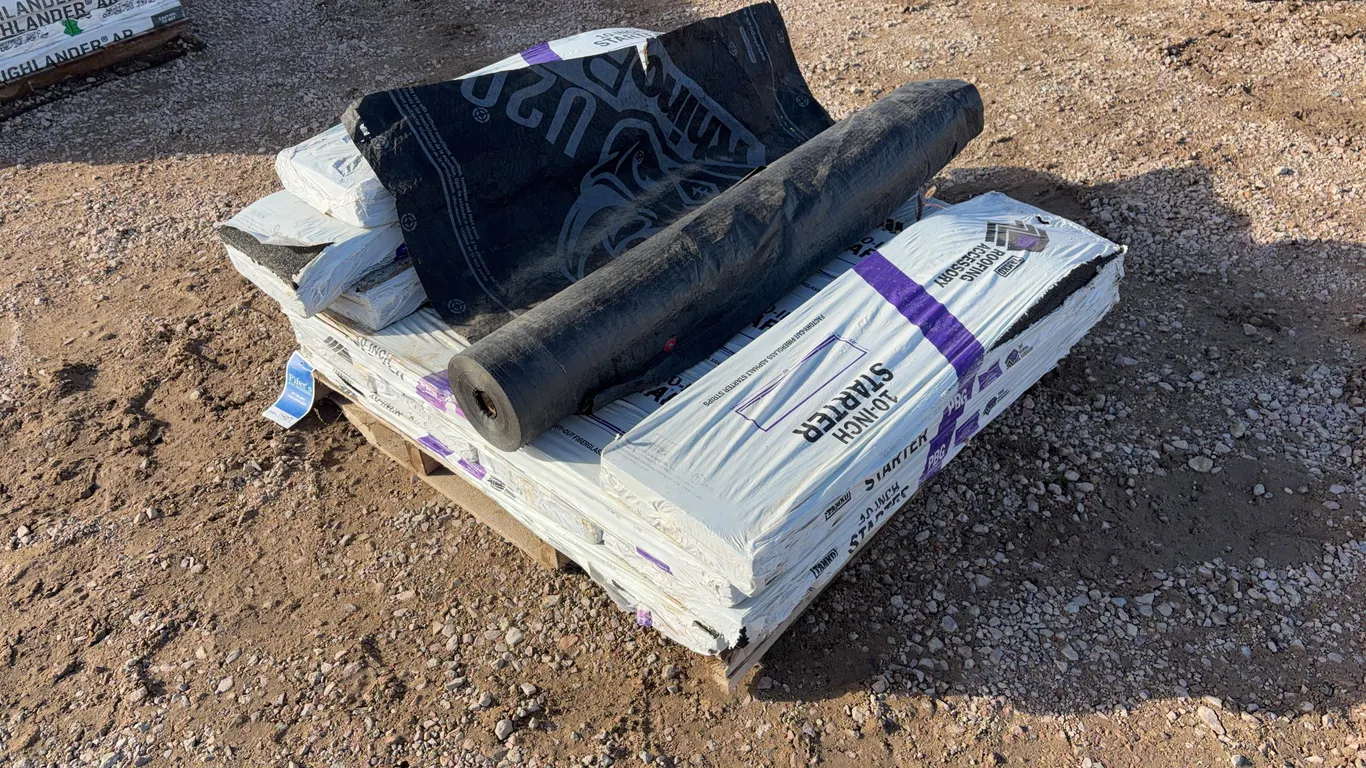 Tamko Starter Shingles and Rhino Synthetic Roof Felt