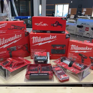 Assortment of Milwaukee Tools and Accessories
