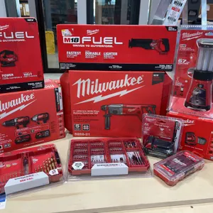 Assortment of Milwaukee Tools and Accessories