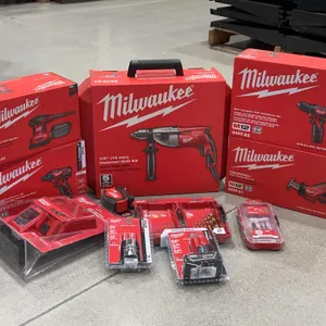 Assortment of Milwaukee Tools and Accessories