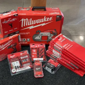 Assortment of Milwaukee Tools and Accessories