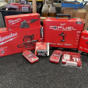 Assortment of Milwaukee Tools and Accessories