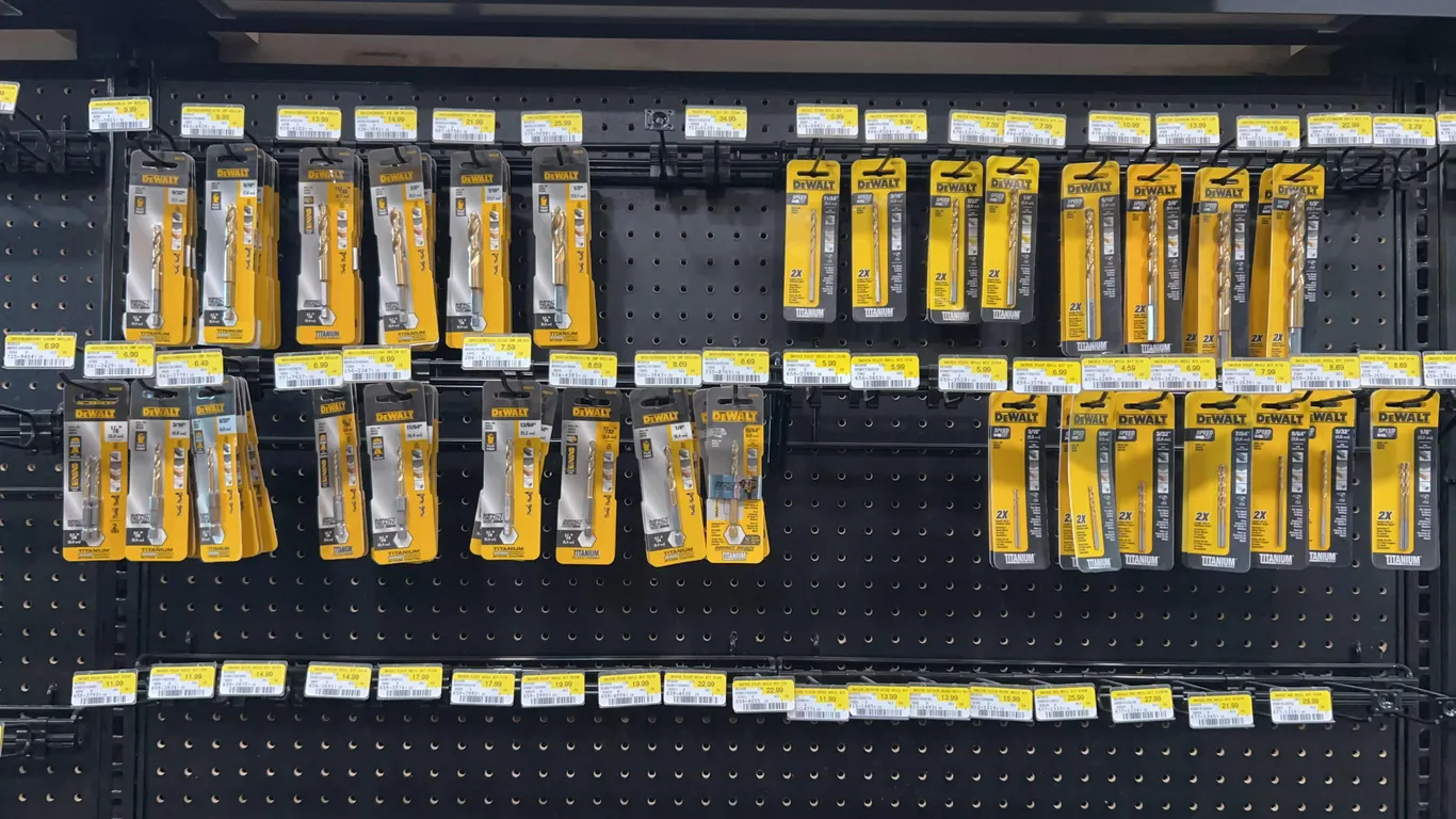 Assortment of DeWalt Titanium Drill Bits