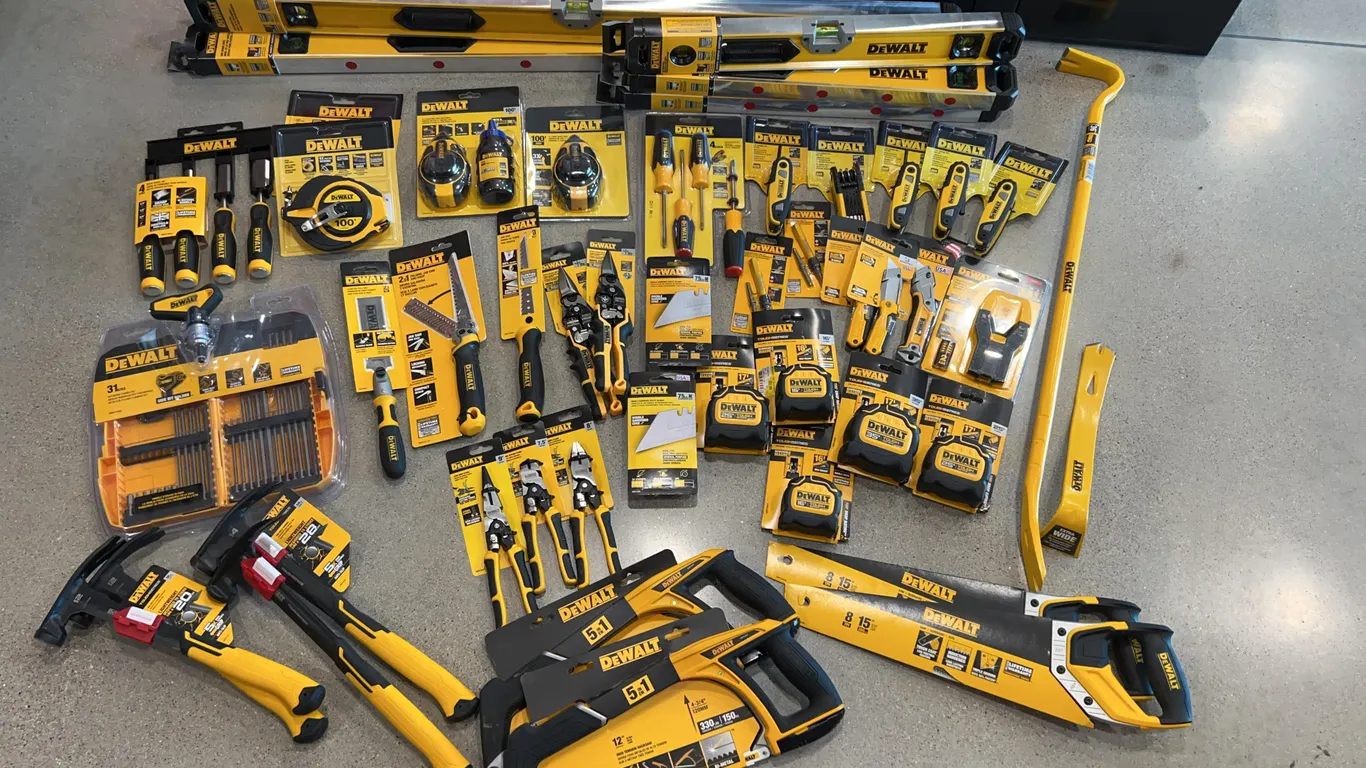 Assortment of DeWalt Tools
