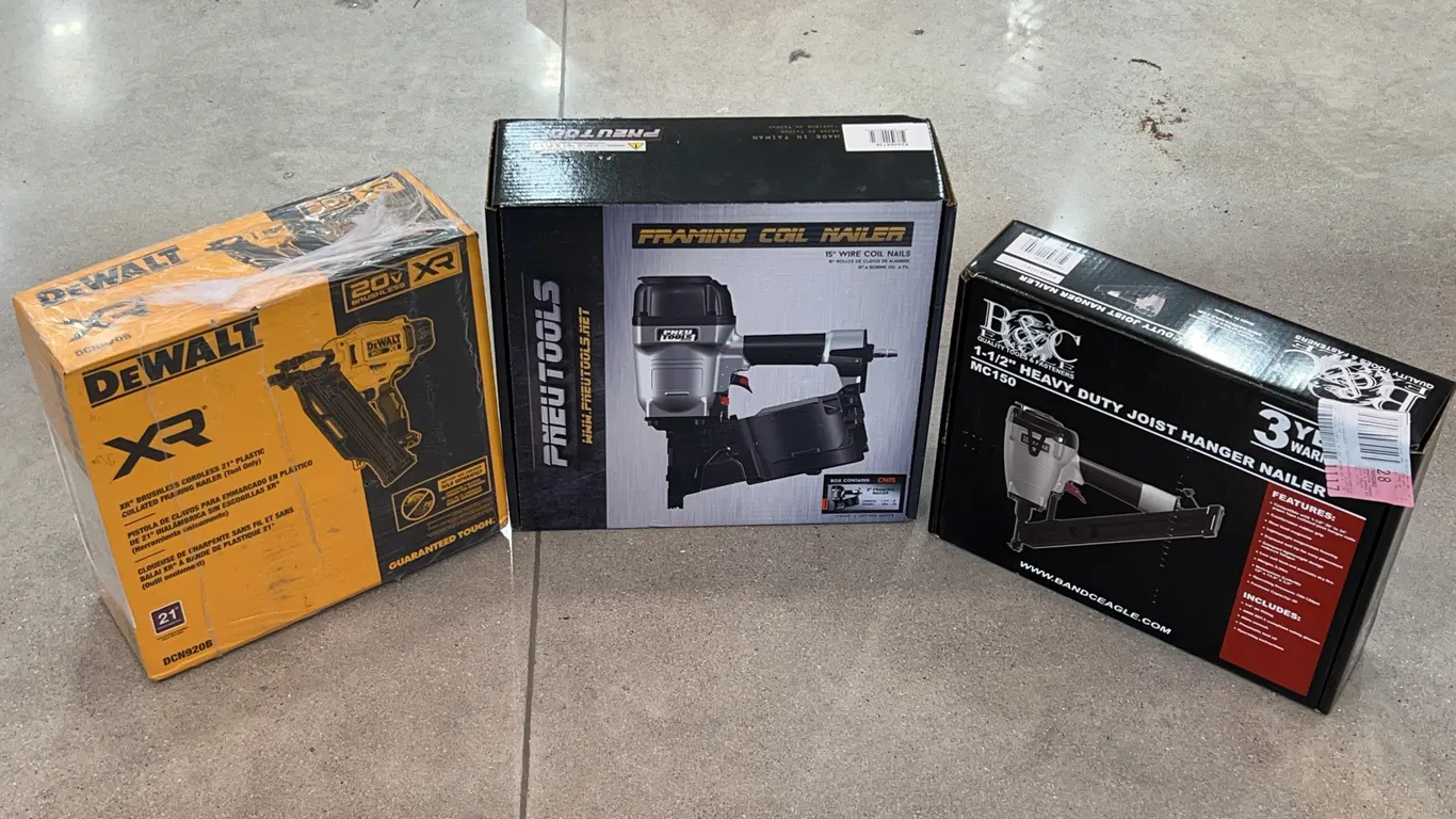 Framing and Joist Hanger Nail Guns