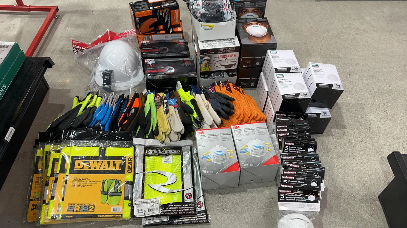 Assortment of Protective and Safety Gear