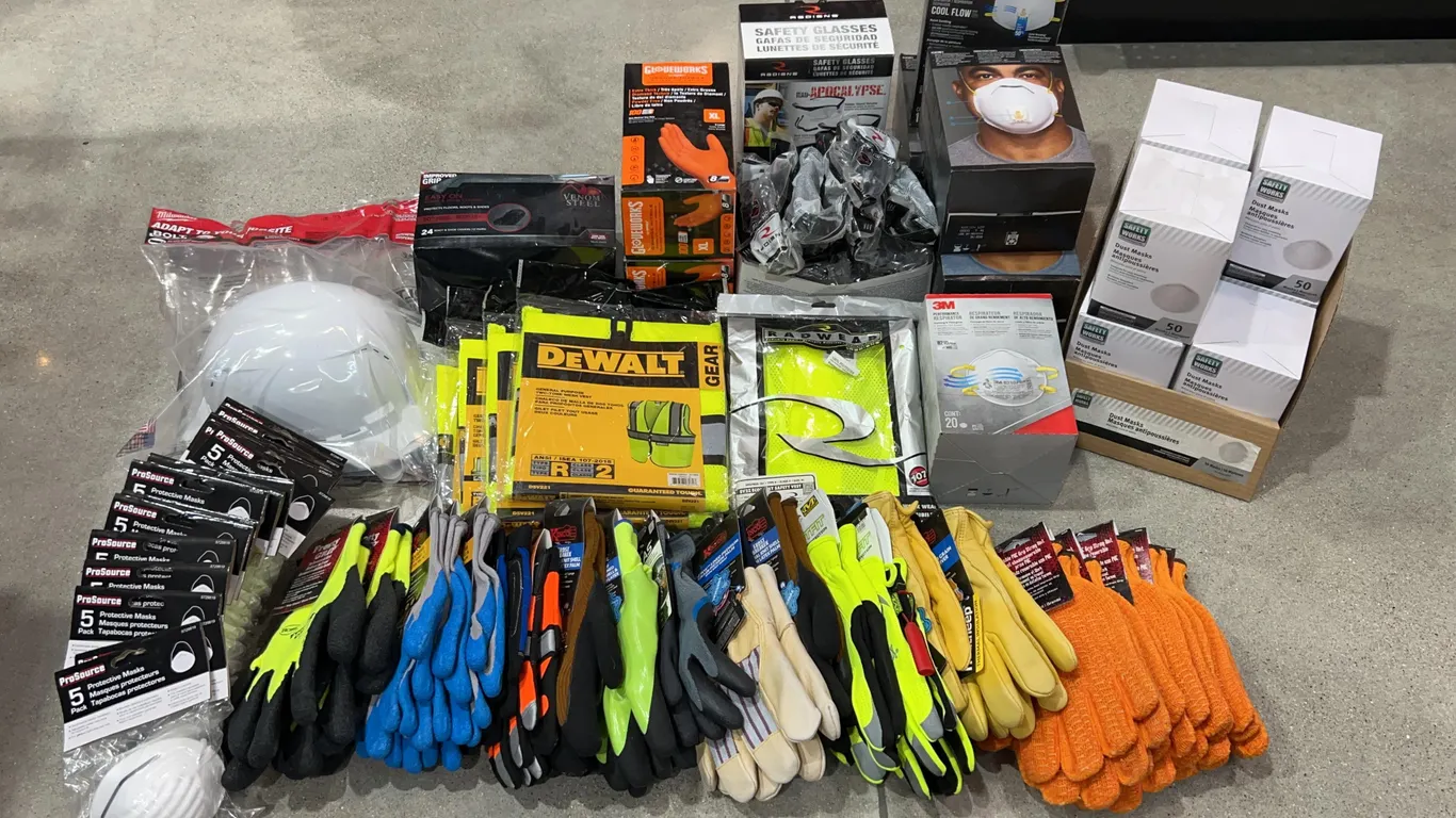 Assortment of Protective and Safety Gear
