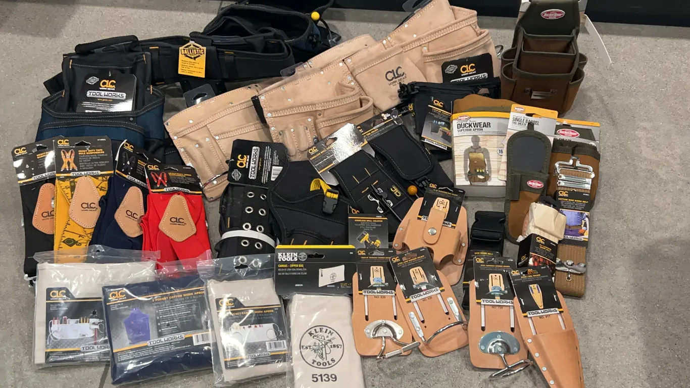 Assortment of Tool-Belts and Accessories