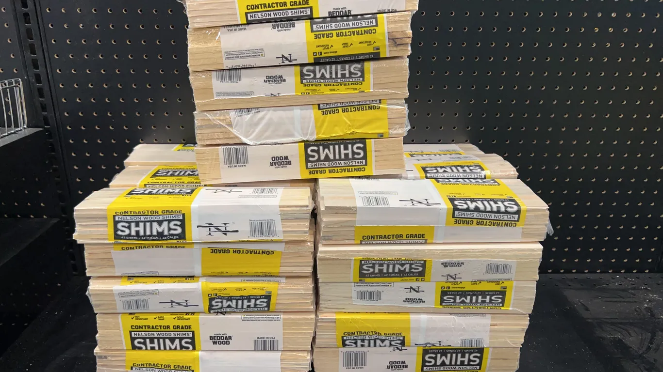 Bundle of Contractor Grade Nelson Wood Shims