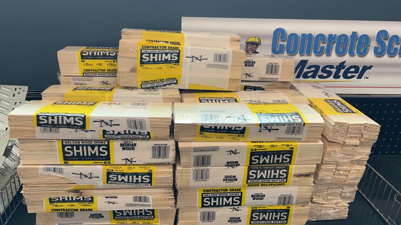 Bundle of Contractor Grade Nelson Wood Shims