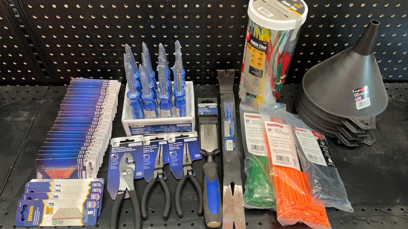 Miscellaneous Tools and Cable ties