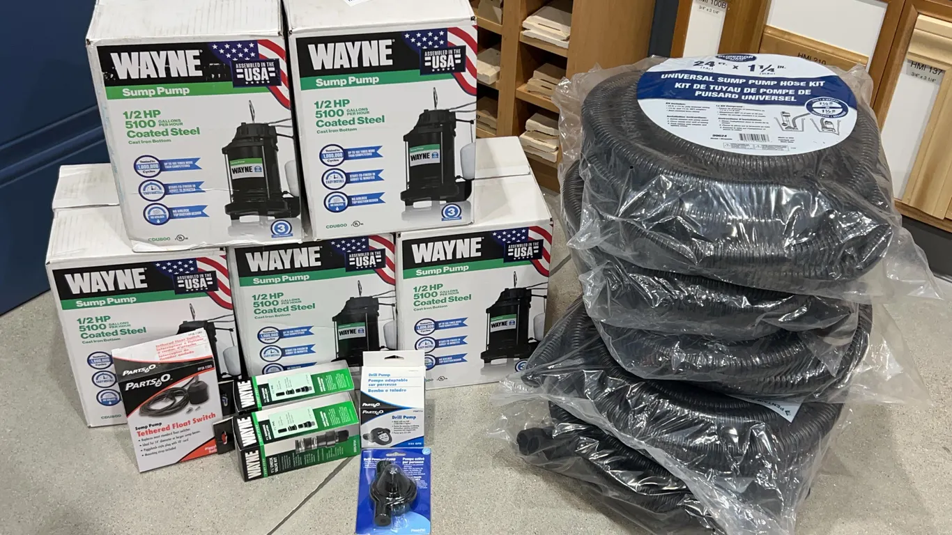 Sump Pumps and Accessories