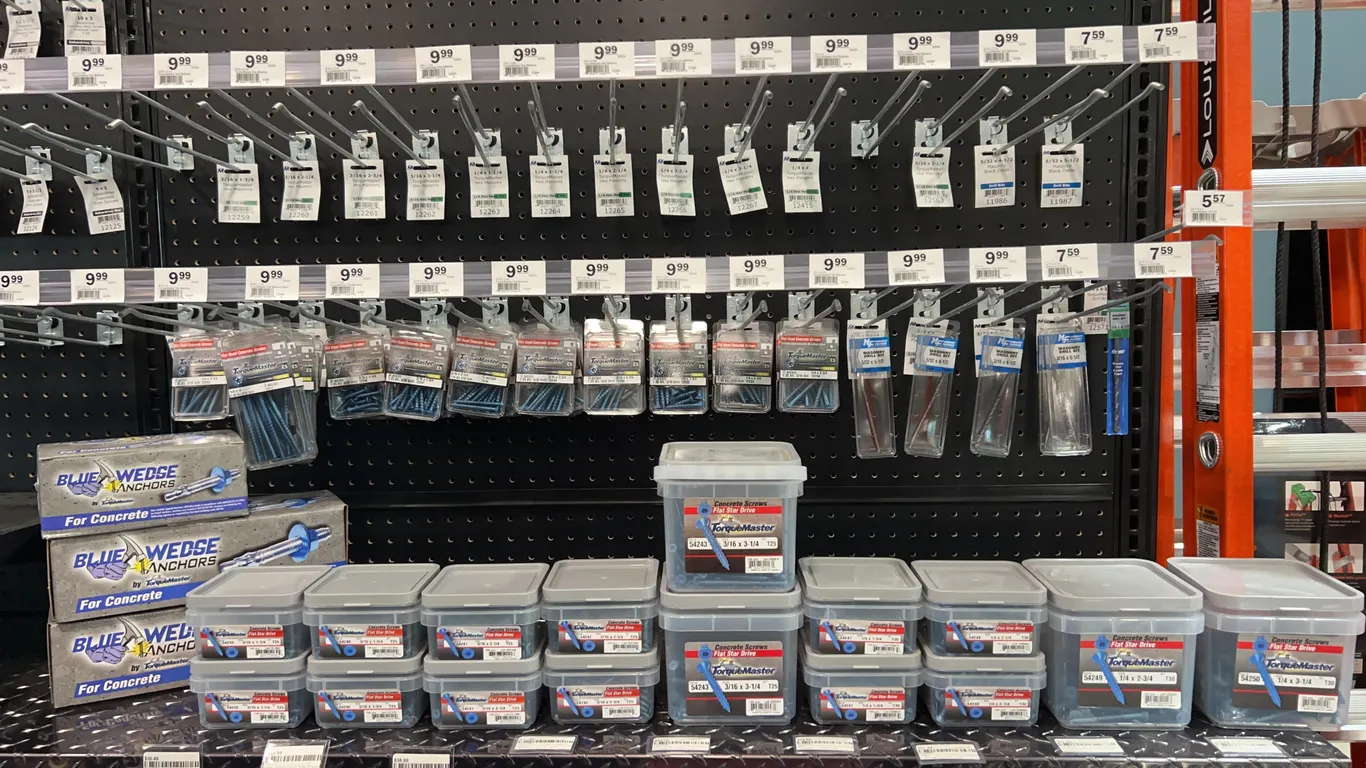 Torque Master Flat Star Drive Concrete Screws and Concrete Anchors