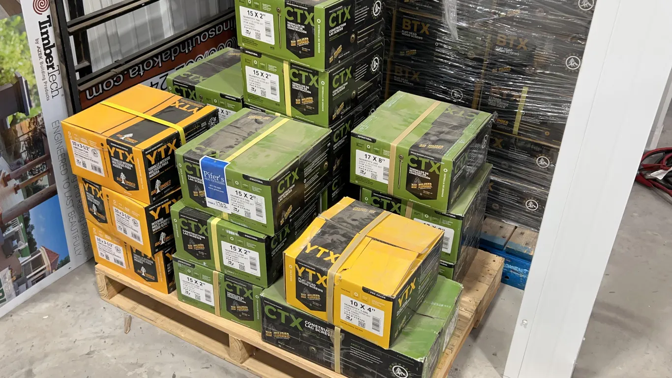Big Timber Multi- Purpose, Construction Lag, and Flat Head Wood Screws