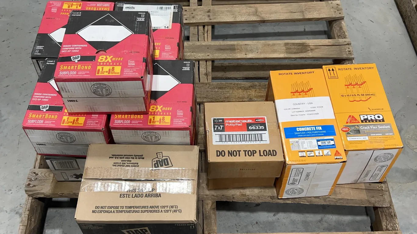 Assortment of Sealants and DAP Foam Cleaner