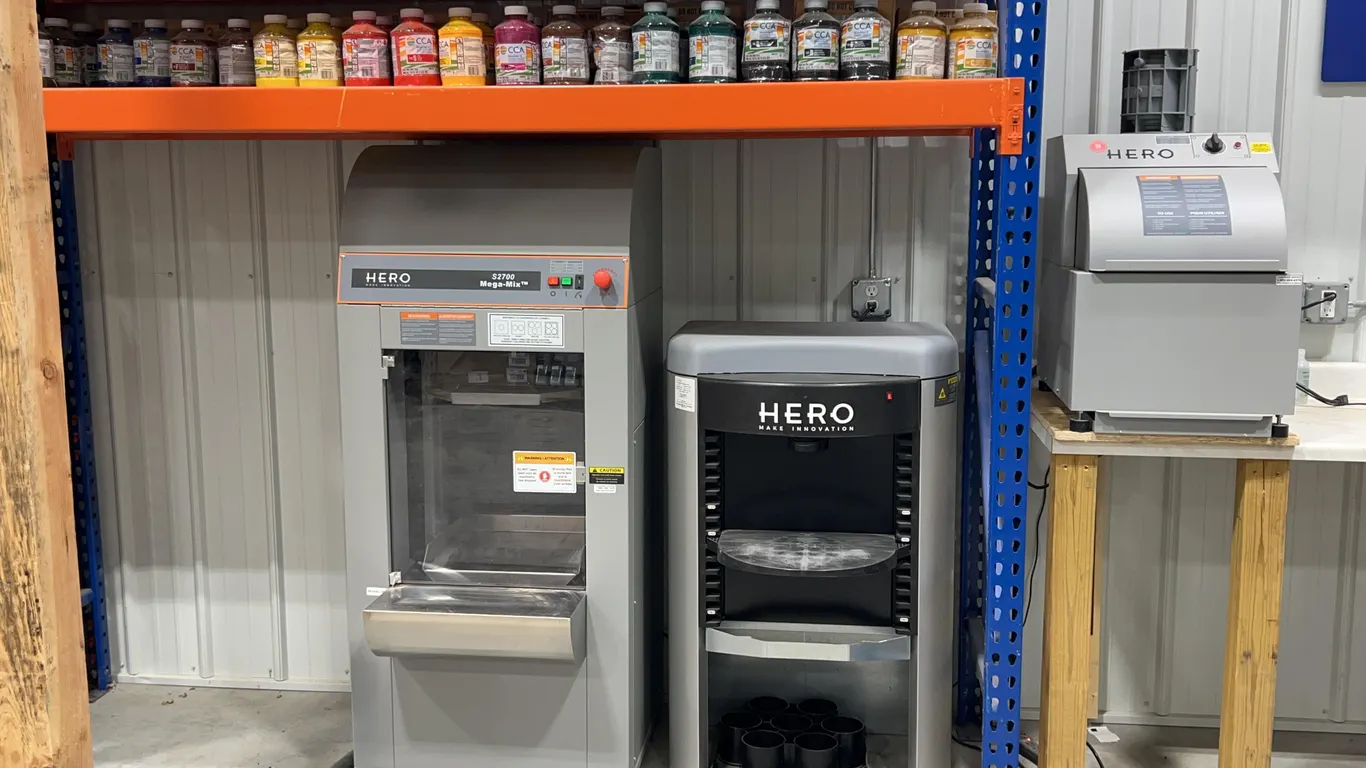 HERO S2700 Mega-Mix, Colorant Dispenser, Vortex Mixer, and Universal Colorants