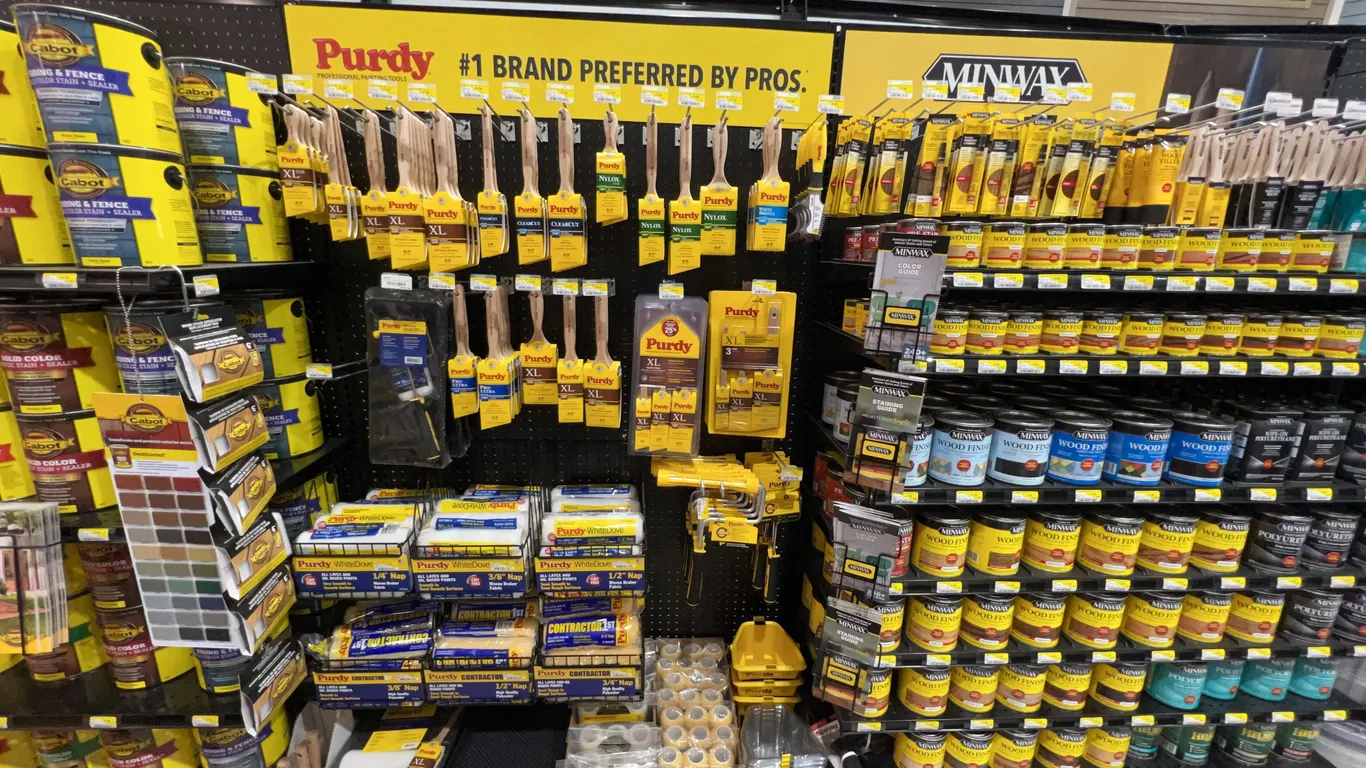 Assortment of Staining Brushes and Tools