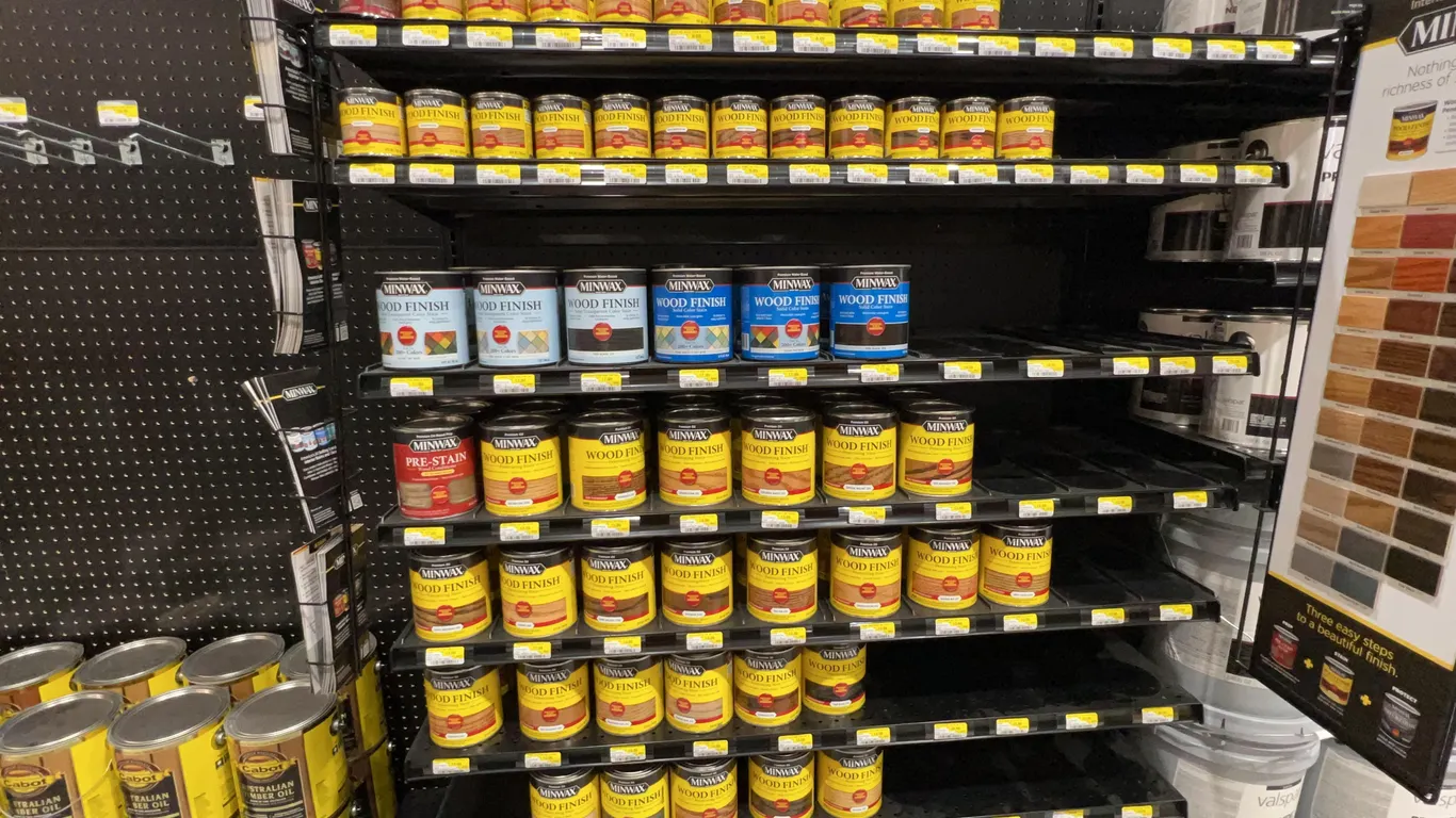 Assortment of Minwax Wood Finish