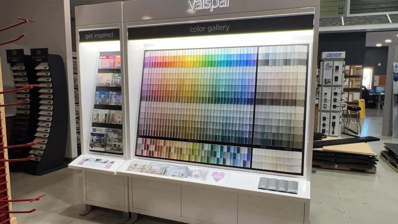 Valspar Color Gallery Display