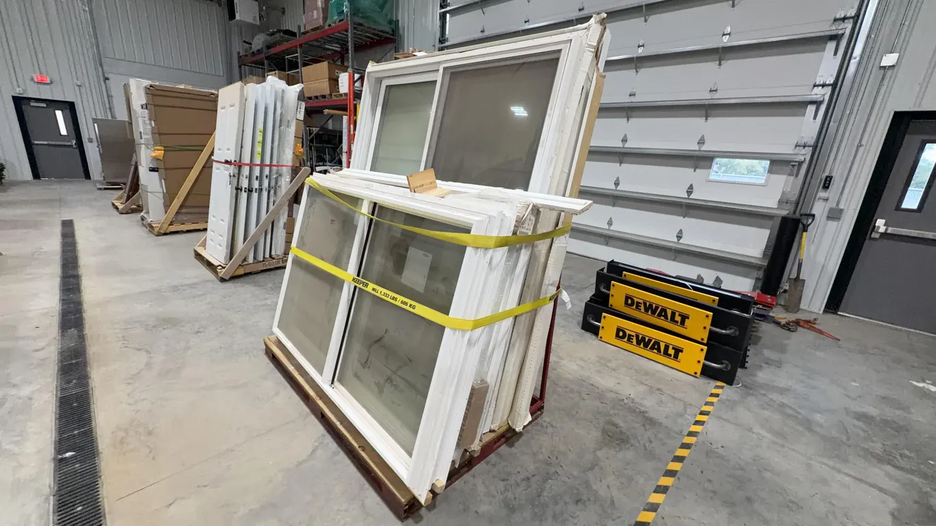 Windows and a Sliding Patio Door