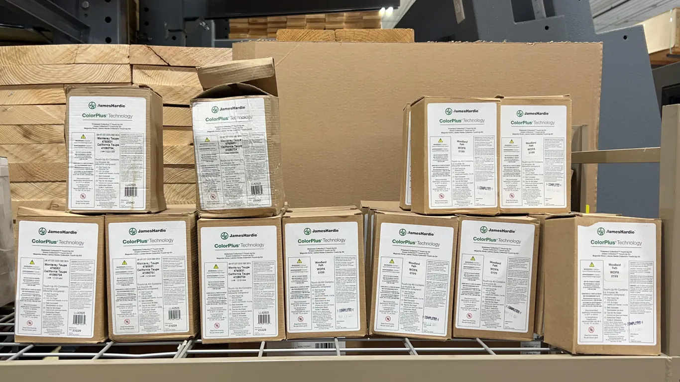 James Hardie and LP SmartSide Touch-Up Kits
