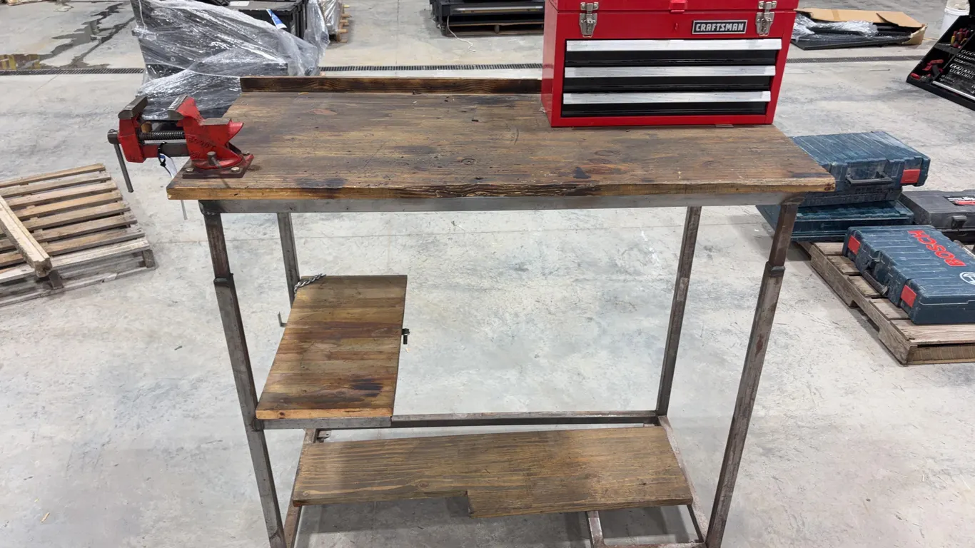 Rolling Shop Table and Tool Box