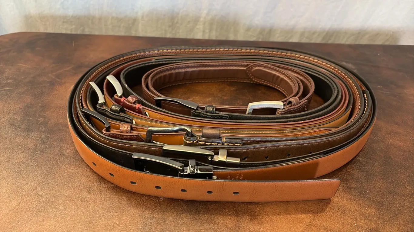8- Leather Mens Belts