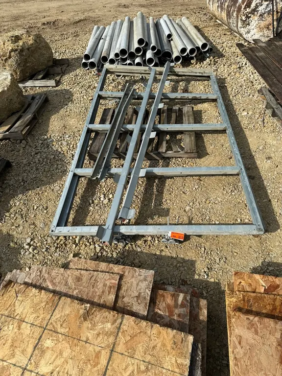 (2) Sliding Door Frames with Tracks