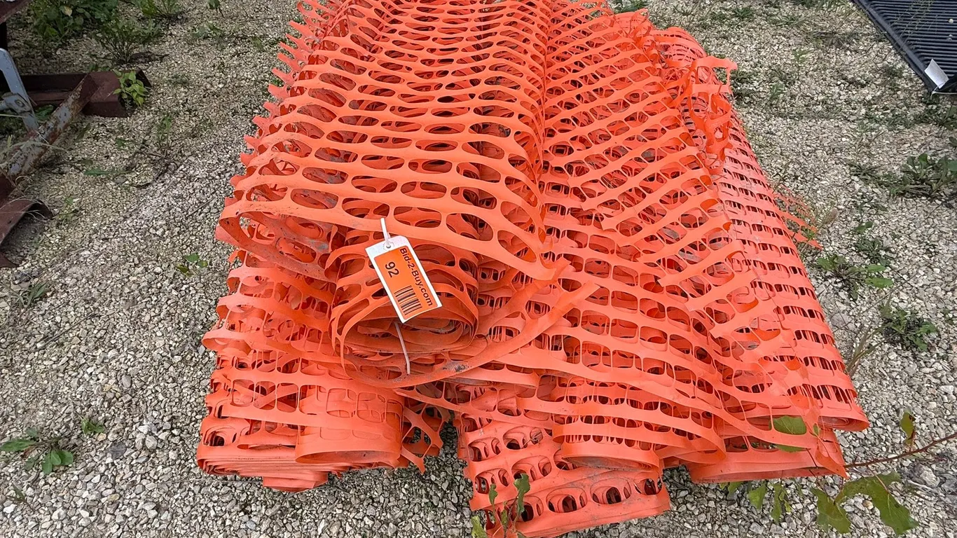 Approx. (7) Rolls of 4' Orange Barrier