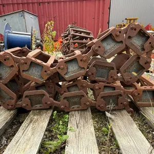 (2) Grouser Skid steer Steel Tracks