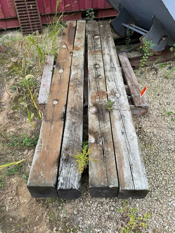 (2) Sets of Nailed 6" x 6" x 8' Boards